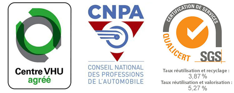 certifications et logos